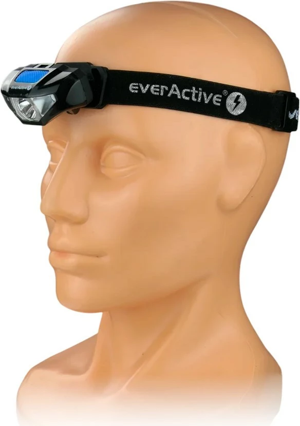 Svetilka za glavo, everActive HL-120 DOT, 120 lumens, LED, črna
