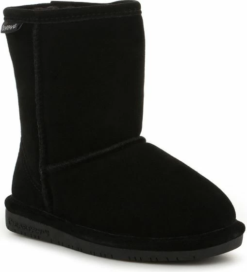 Visoke dekliške škornje, BearPaw Emma Youth Jr 608Y, črne