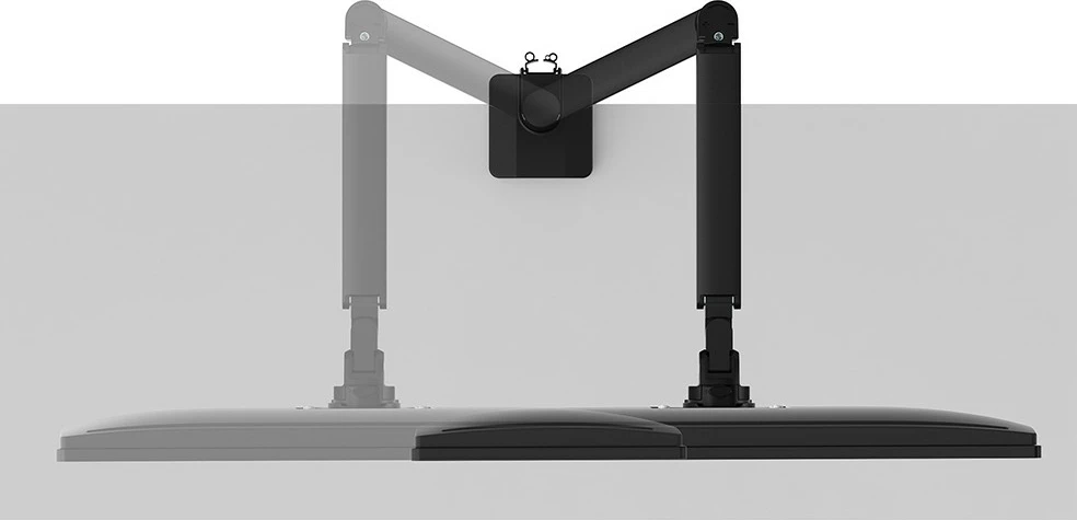 Krilce za monitor Neomounts DS70-250BL1, s sponko/urobnico, 9 kg, 43,2 cm (17"), 88,9 cm (35"), 100 x 100 mm, črno
