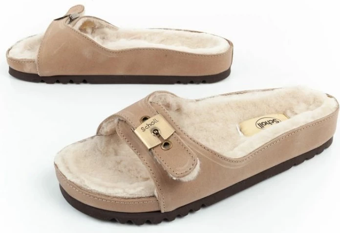 Natikače za ženske Scholl, bež