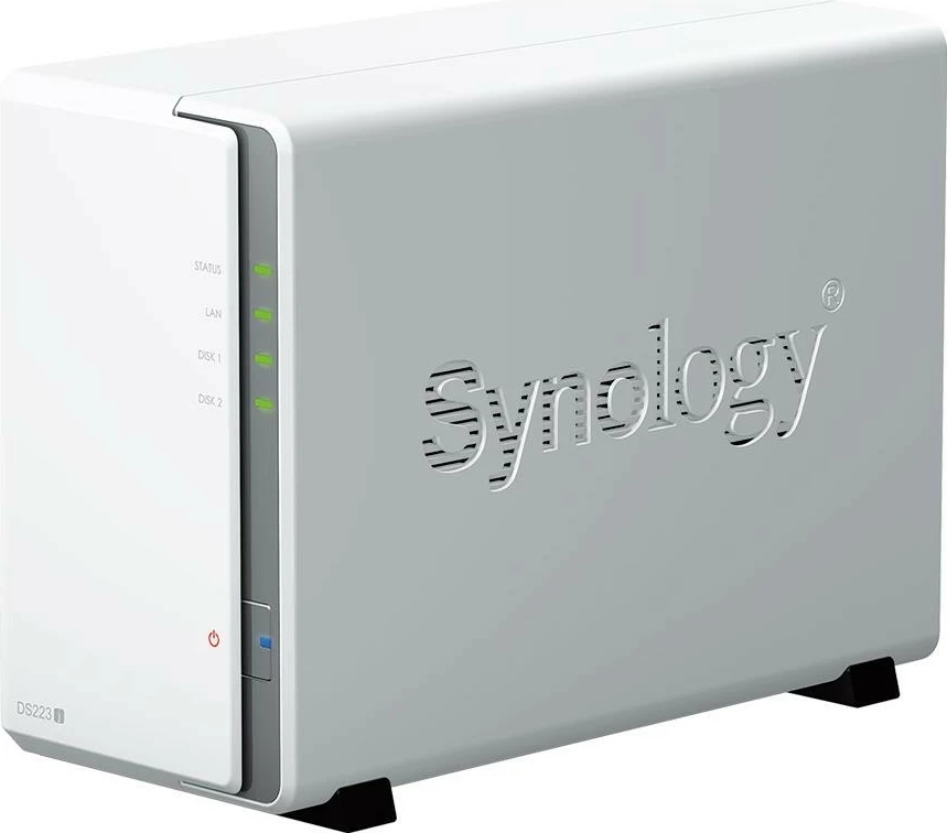 NAS za shranjevanje Synology DS223J, 2x HAT3300-6T (2x 6TB)