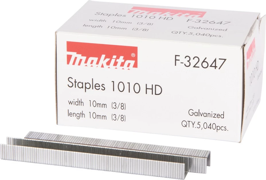 Kapice za sponke Makita F-32647, 5040 kosov, 10 mm, galvanizirane