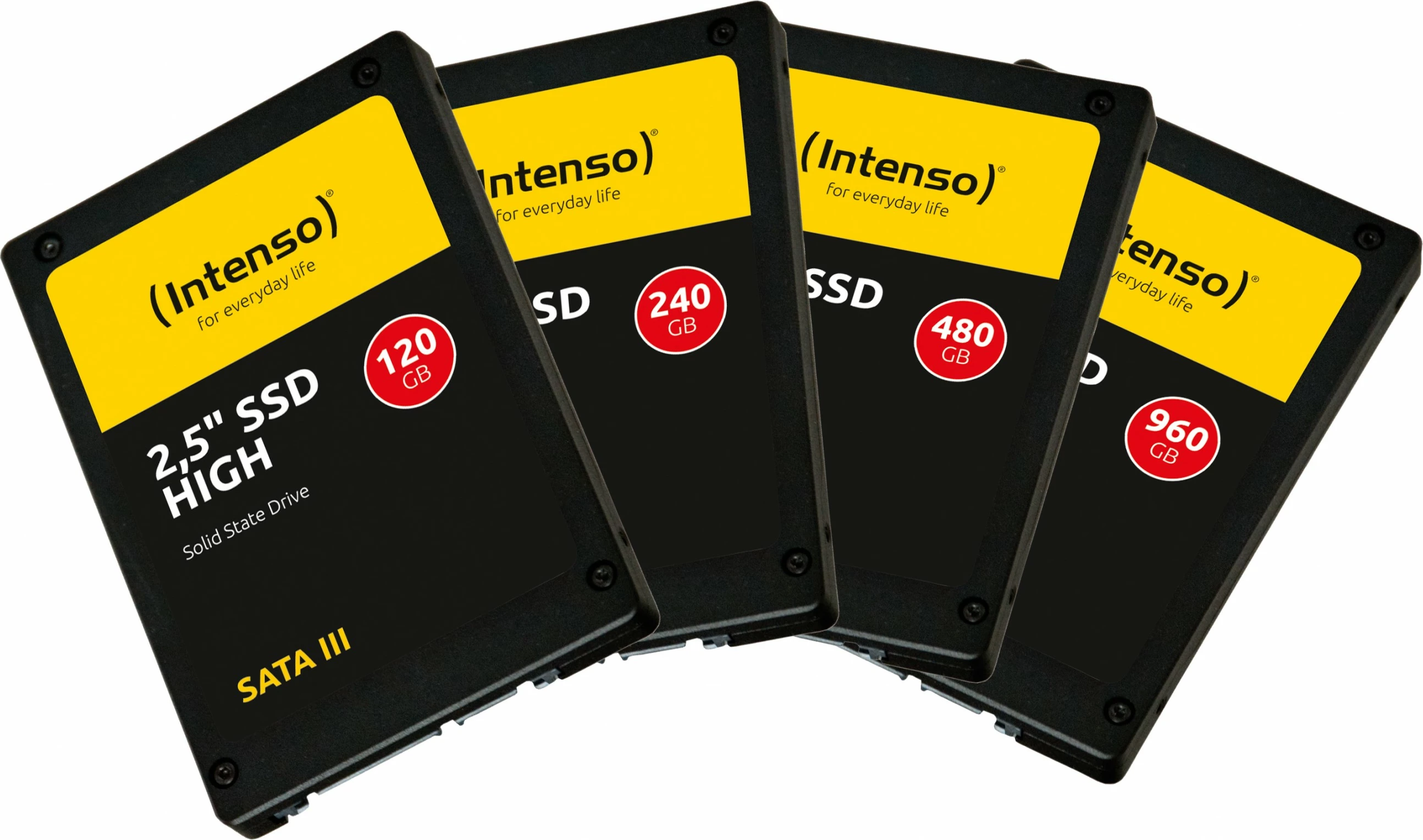 SSD Intenso High 120 GB 2,5" 520 MB/s 6 Gbit/s črn
