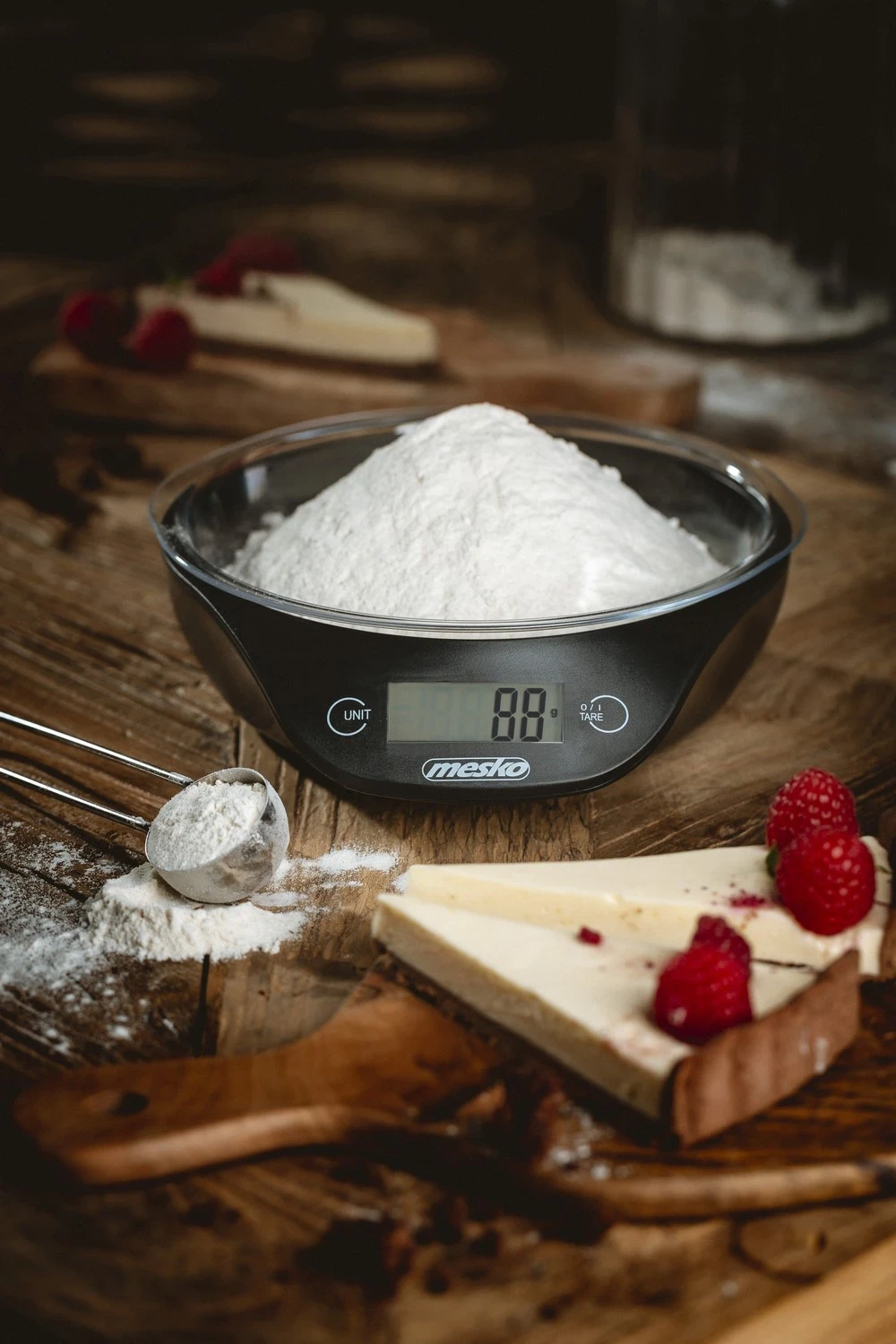 Elektronska kuhinjska tehtnica Mesko MS 3164, črna