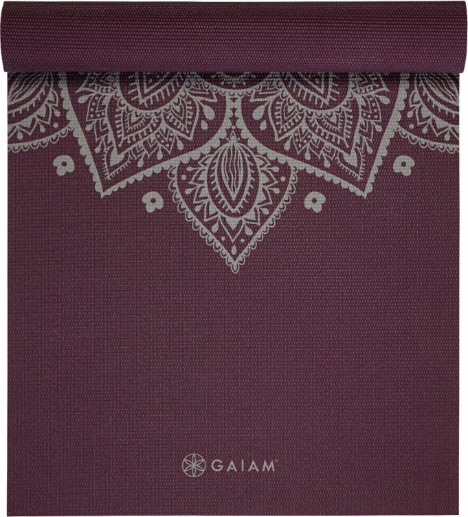Dyshek za jogo GAIAM MIDNIGHT PLUM SUNDIAL FLOWER, za moške in ženske, vijoličen