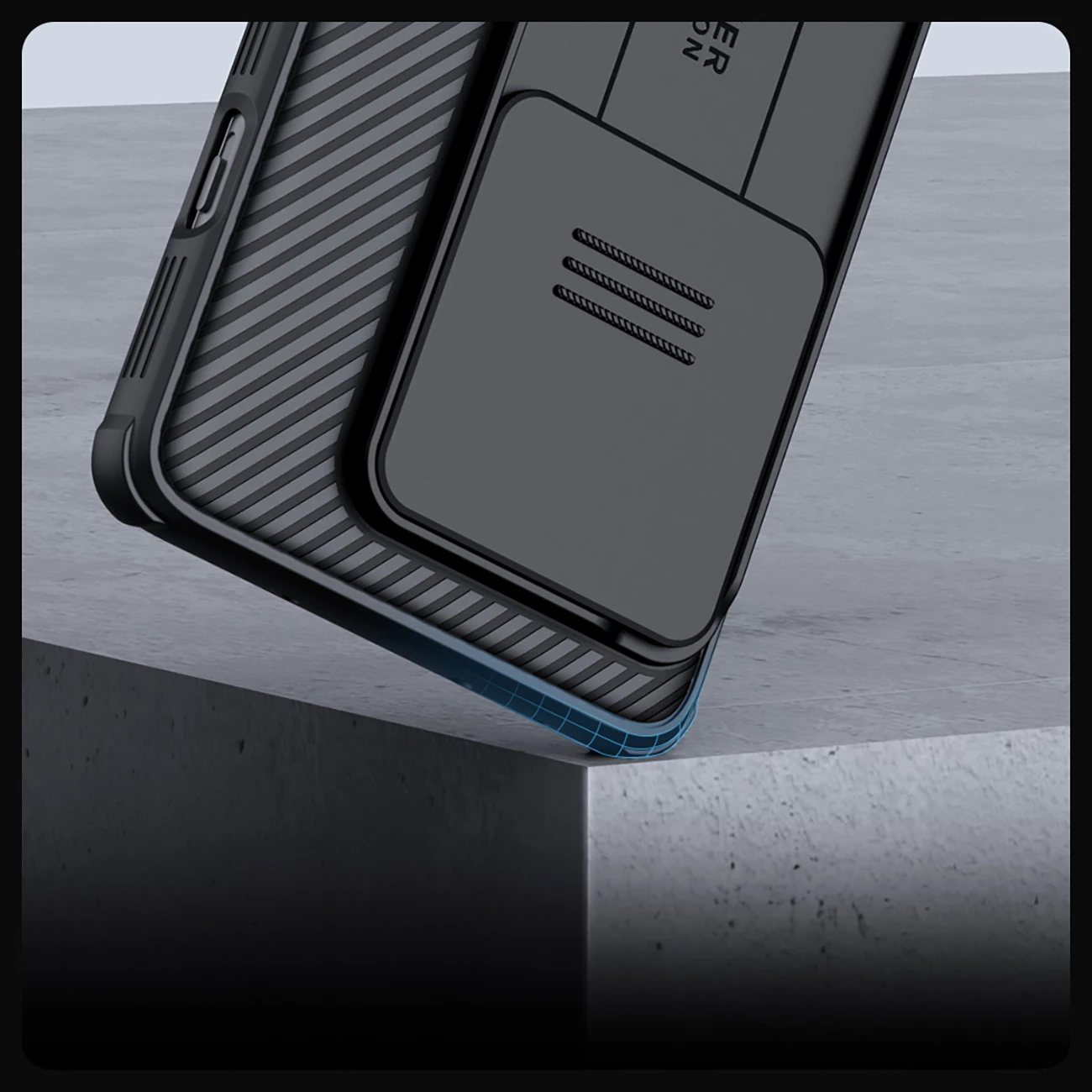 Ovitek za telefon Nillkin CamShield Pro za OnePlus Ace 3 / 12R, črn