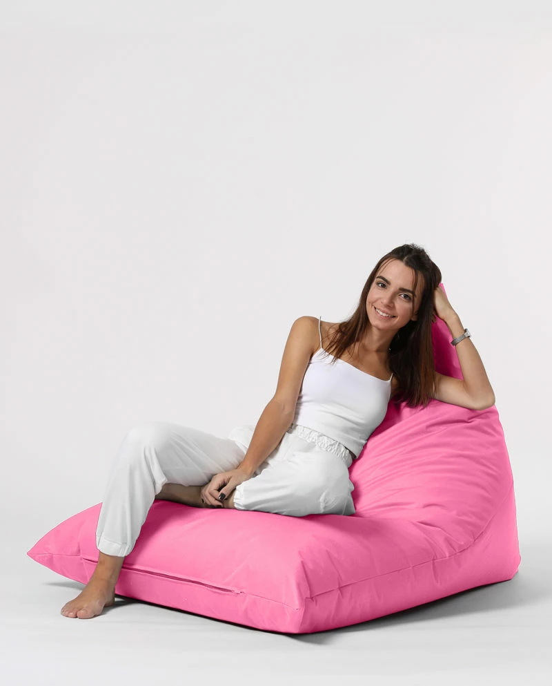 Vrtni puf, rožnat, Pyramid Big Bed, Atelier del Sofa