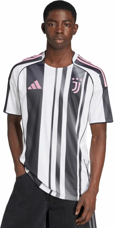 Dres Juventus za moške, adidas, bel in črn