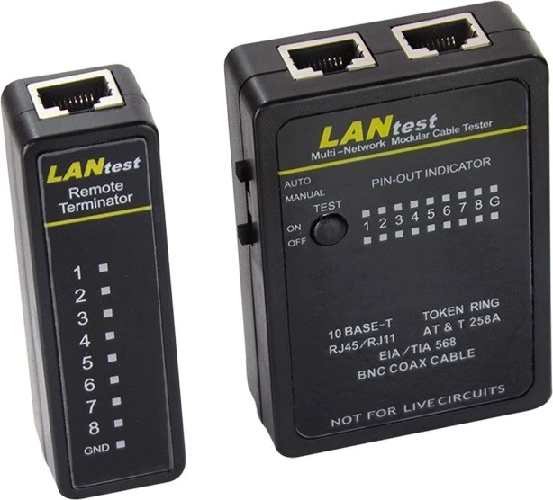 Komplet orodij za omrežje Logilink WZ0070, za kable Cat.6A in Cat.7, črn