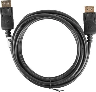 DisplayPort kabel Lanberg, 3 m, črn