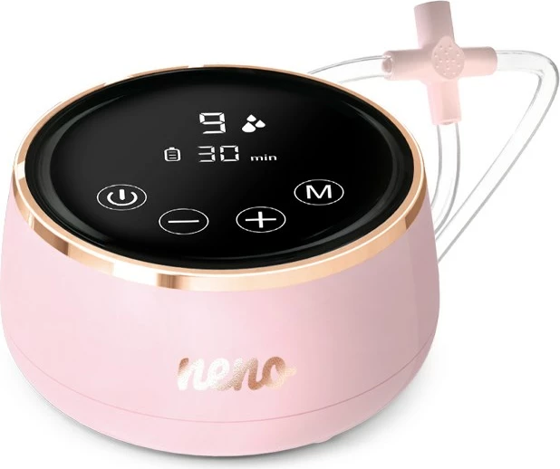 Električna sesalna črpalka za mleko Neno Bella Twin, 150 ml, rožnata