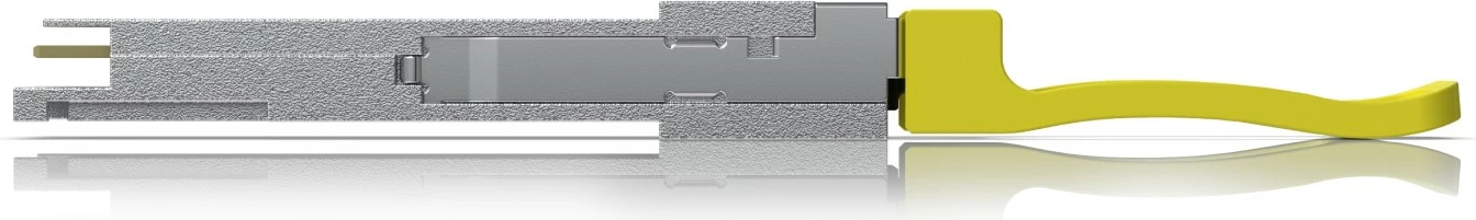 Optični transceiver Ubiquiti UACC-OM-QSFP28-PSM4, QSFP28, 100G, MPO-12, 2 km, siva/rumena