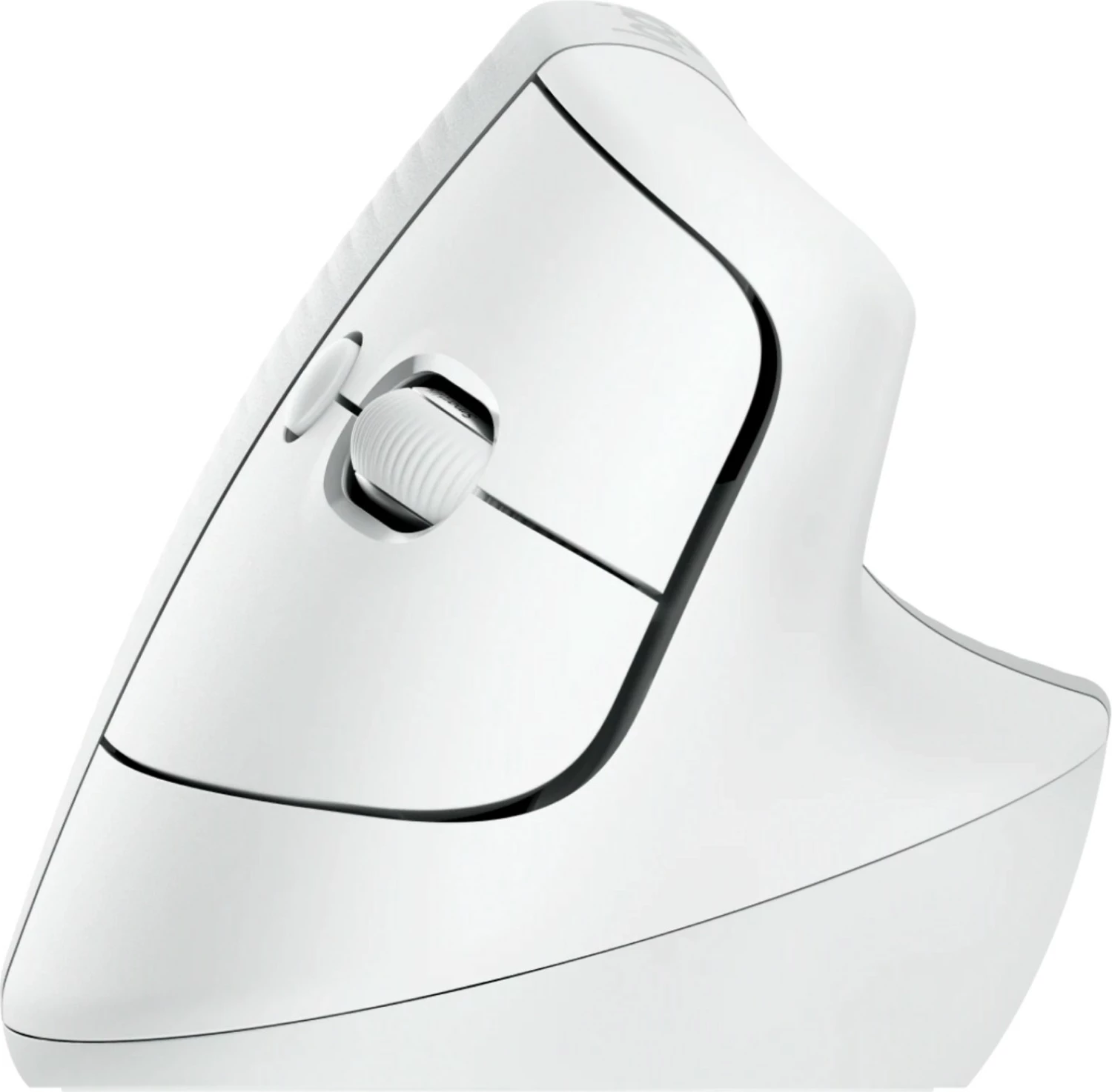 Ergonomski vertikalni miš Logitech Lift, brezžična, off-white
