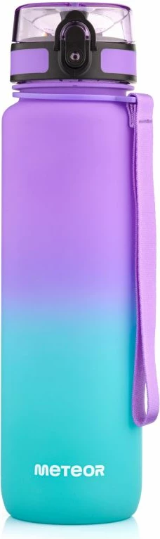 Športna steklenica 1000 ml, Meteor, vijolična/modra