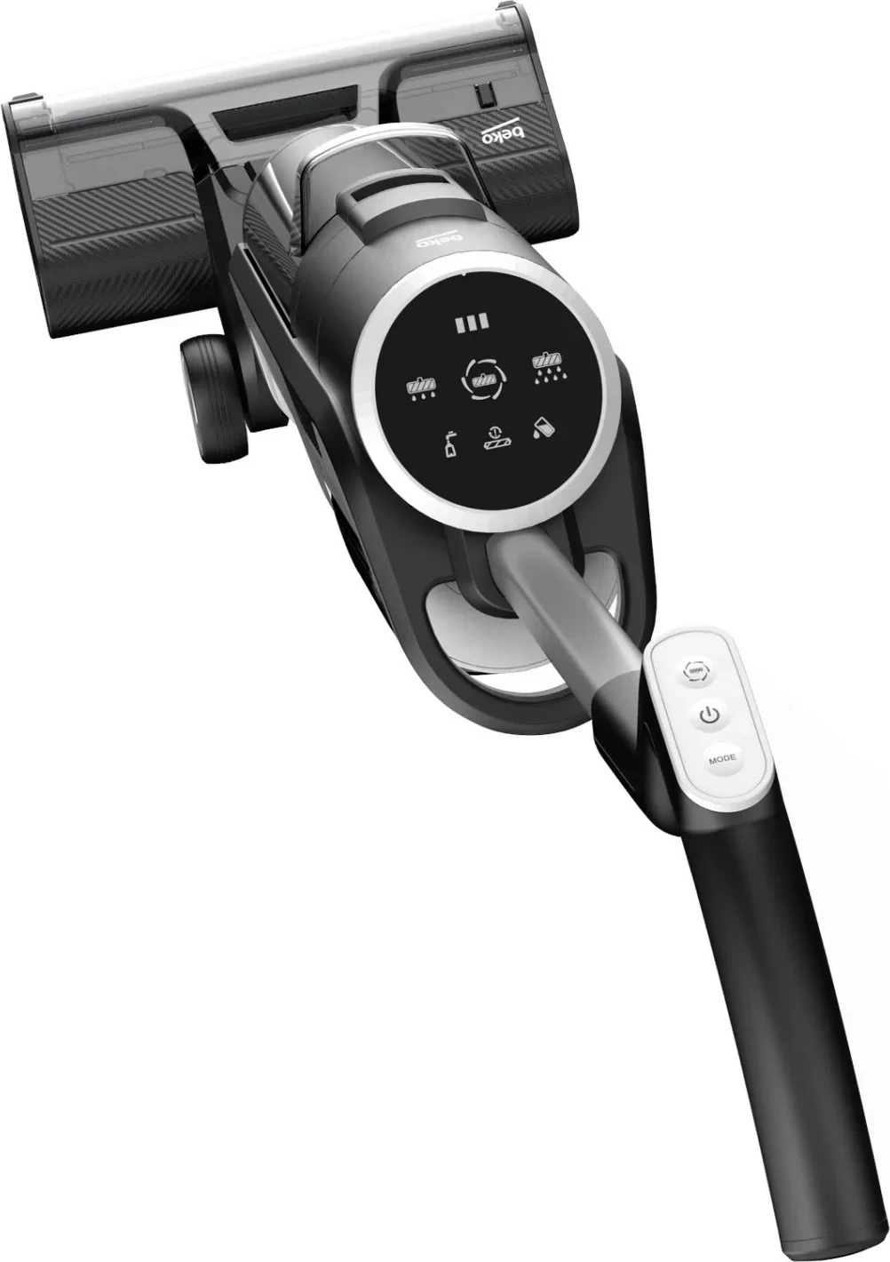 Sesalnik z baterijo, funkcija pomivanja Beko VRW 80318 VB, črn