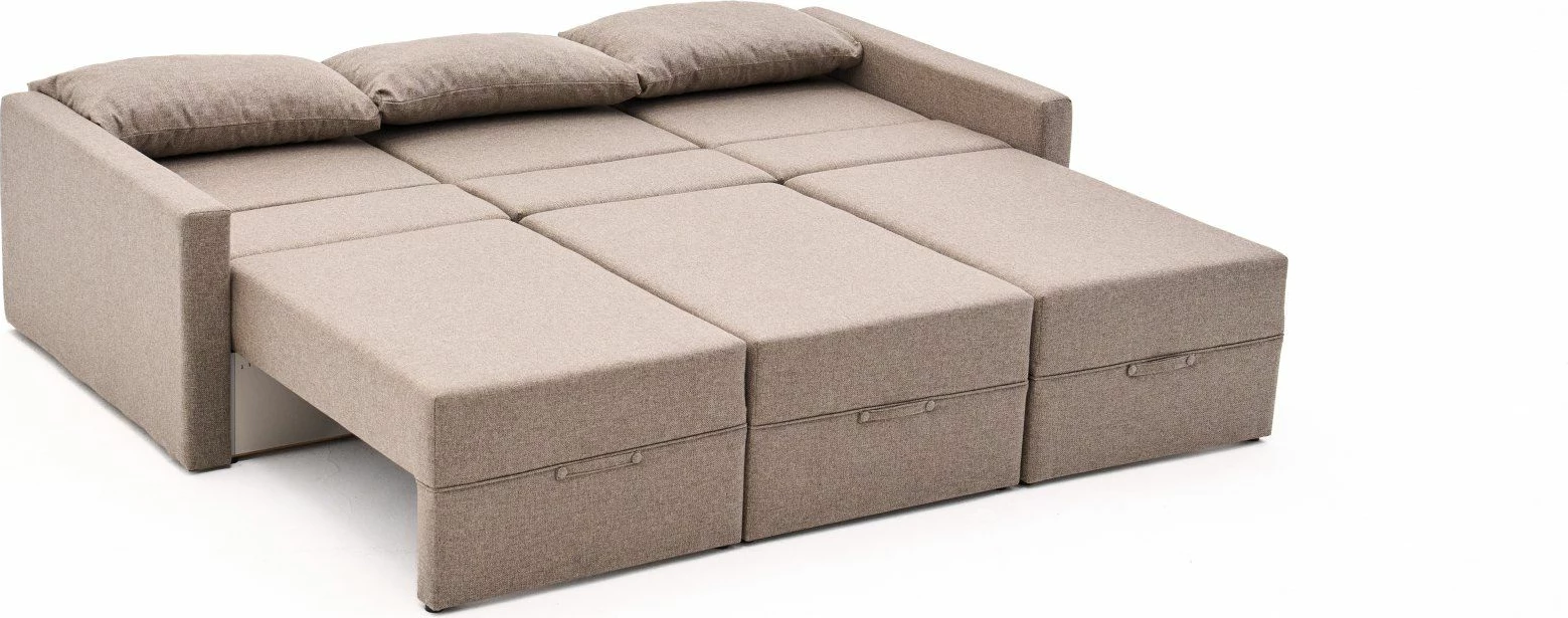 Trosed s posteljo, Atelier del Sofa Saros, rjav