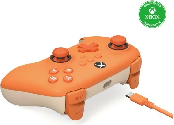 Krmilnik za igre z žico za Xbox One/Series X|S in računalnik, 8BitDo Ultimate C RET00458, oranžen