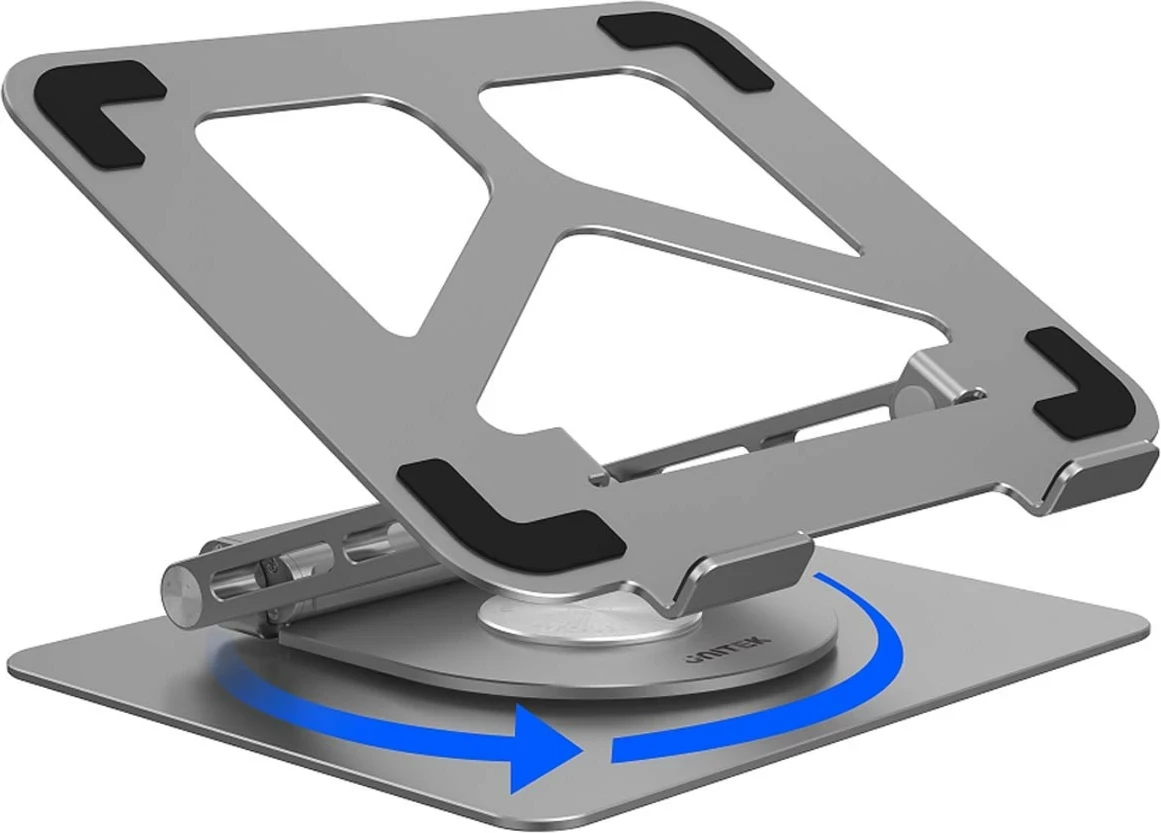 Stojalo za prenosnik Unitek USB-C HDMI 4K PD 100W, srebrno