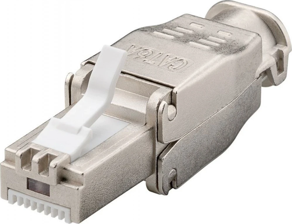 Modularni konektor RJ45 Cat6a 10G STP, Techly 105872, črn