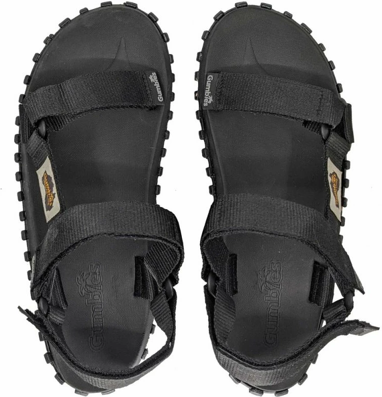 Sandali za pohodništvo Gumbies, črni