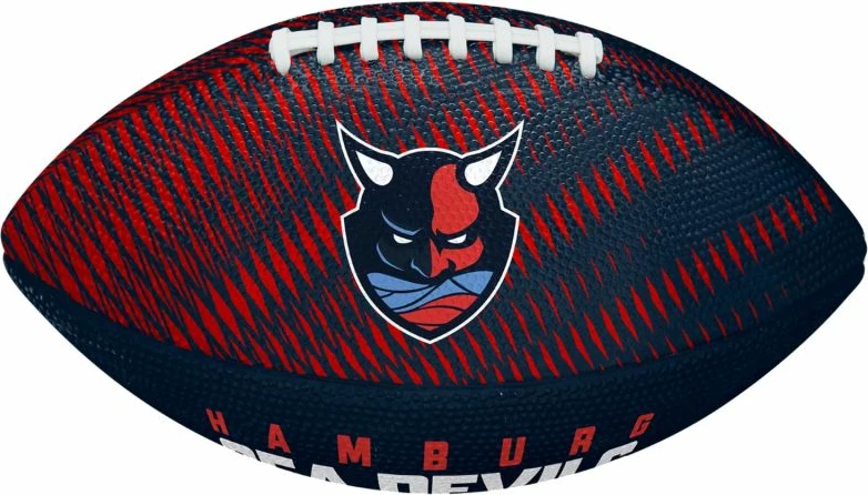 Žoga za ameriški nogomet, Wilson, rdeča in modra