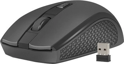 Brezžični optični miš Natec Jay 2, 2,4 GHz, 1600 DPI, črn
