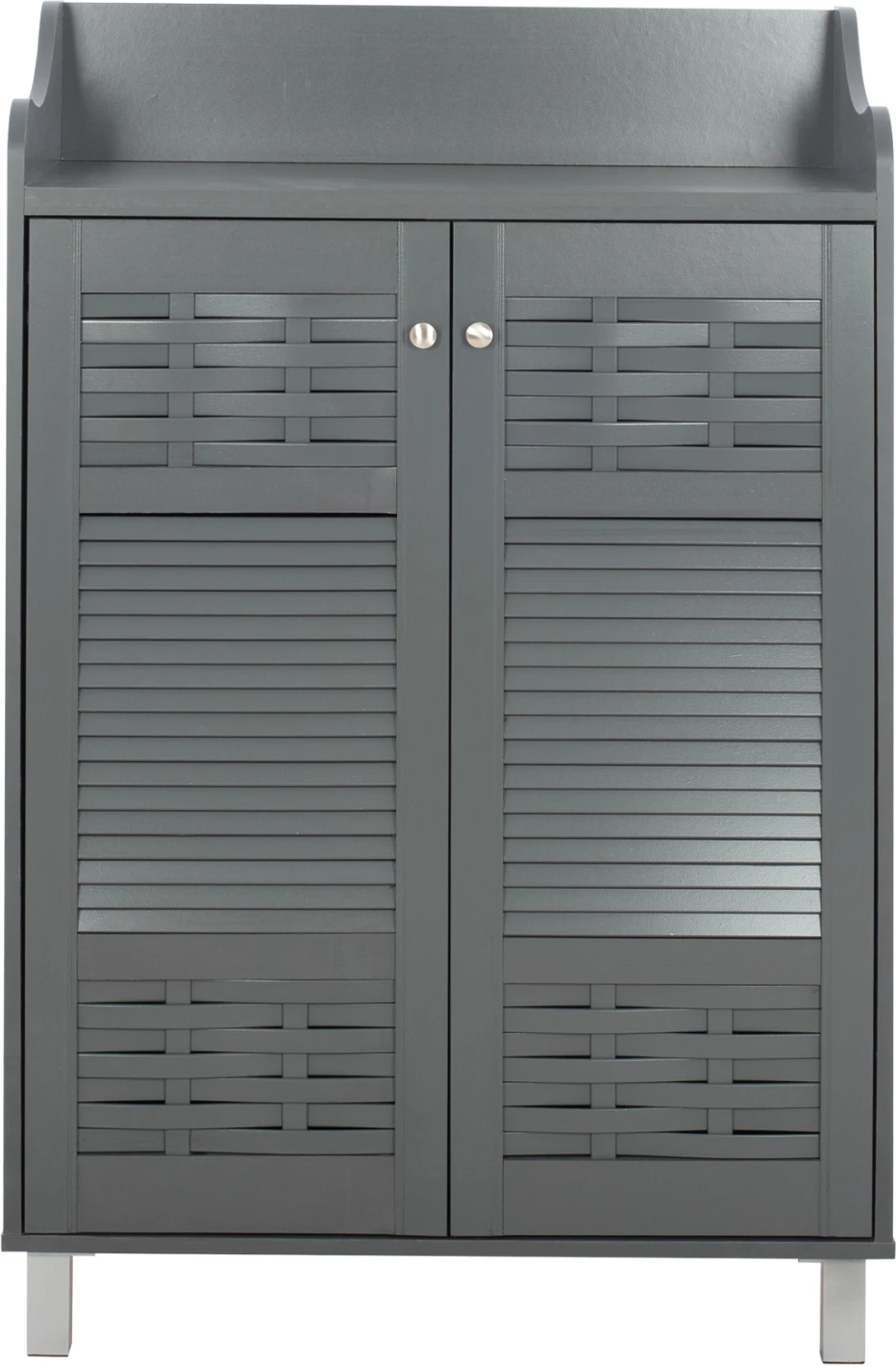 Lesena omara za čevlje KAILENA siva FH2230.10 77x40x121,5 cm