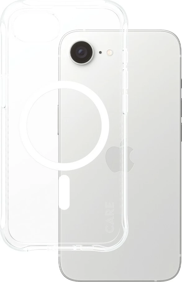Prozoren ovitek PanzerGlass CARE Case Samba MagSafe za iPhone 16e