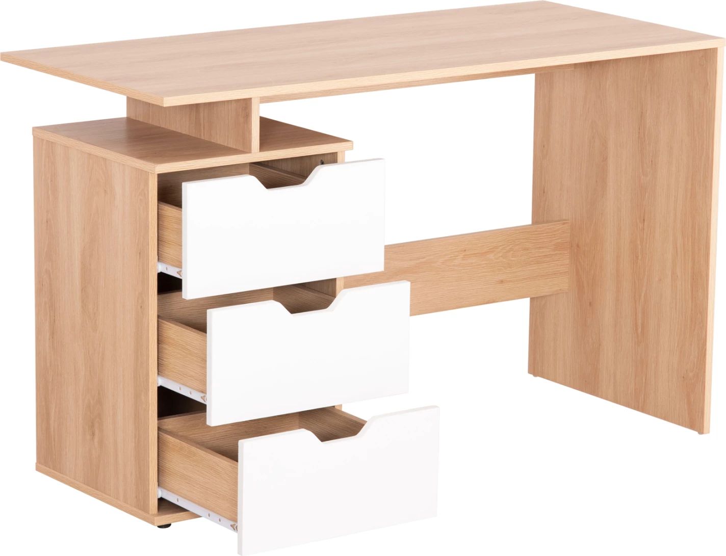 Tavlica s predali COLT FH18291 melamin, sonoma-bela, 120x53x75H cm