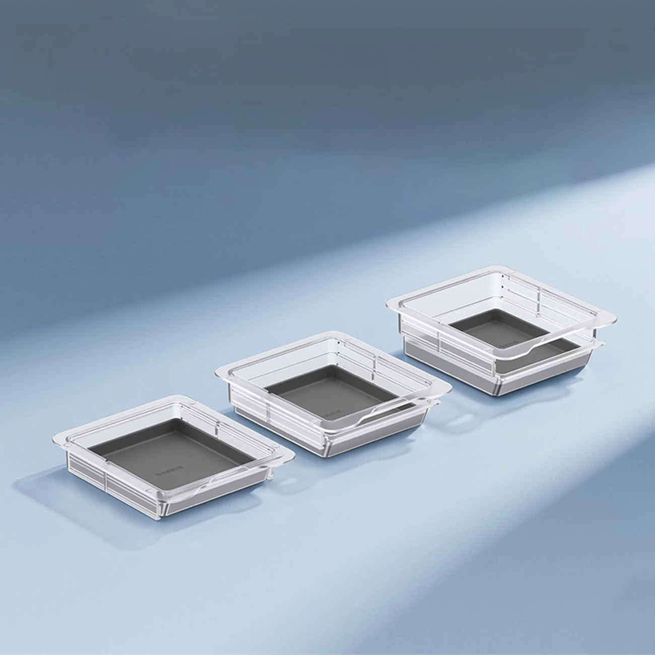 Avtomobilski organizator Baseus T-Space Series za Tesla Model 3/Y, silikon, siva