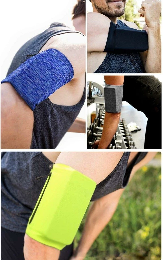 Ovitek za telefon za tek Hurtel running armband, S, temno moder
