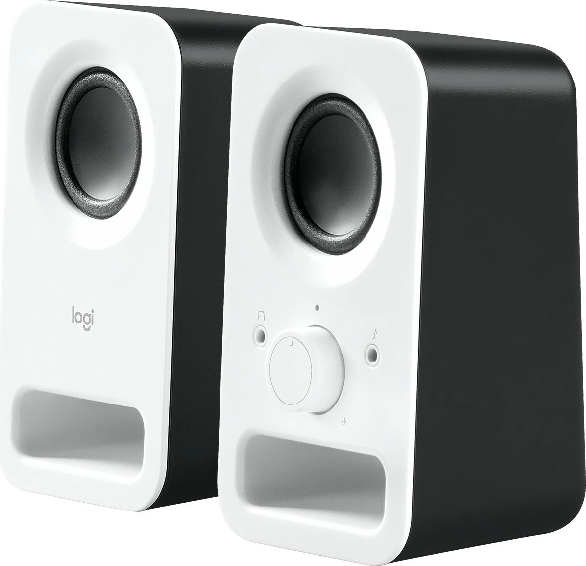 Multimedijski zvočniki Logitech Z150, 2.0-kanalni, žični, 3 W, beli