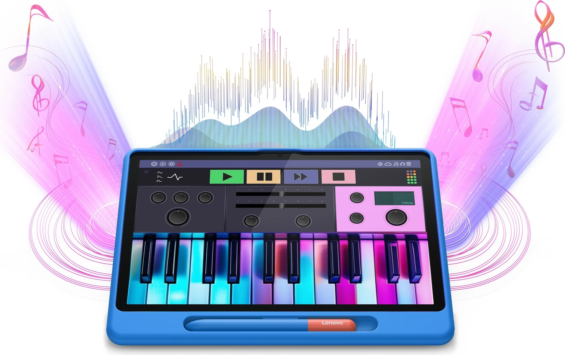 Tablični računalnik 64GB z ovitkom in pisalom Lenovo Tab 2025, črn