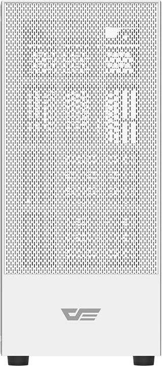 Računalniško ohišje, srednje (Mid Tower), s kaljenim steklom, brez ventilatorjev, belo — Darkflash A290