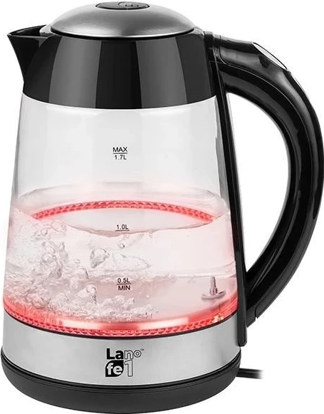 Električni grelnik vode, 1,7 L, črn in srebrn Lafe Run CEG015