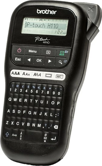 Etiketnik P-touch PT-H110, QWERTY, TZe, 180x180 DPI, črn