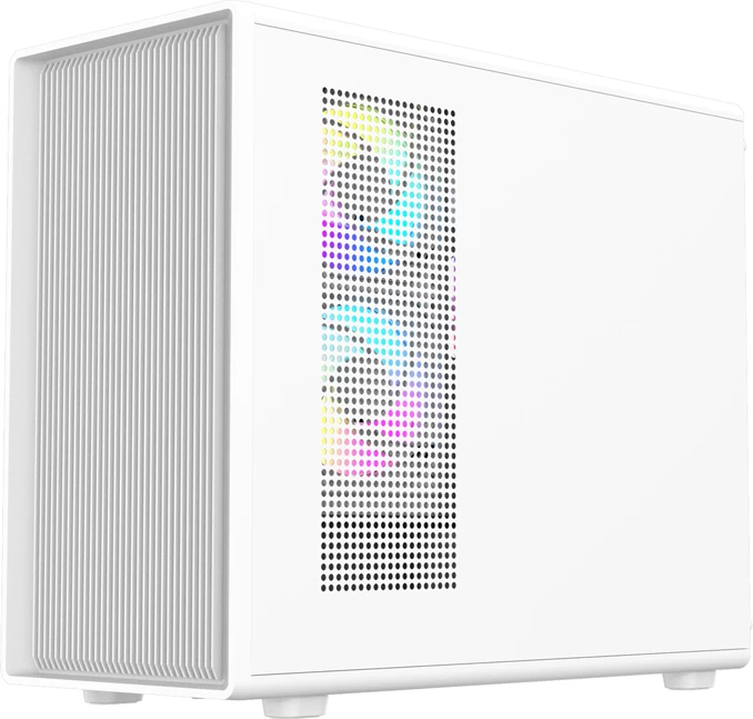 Računalniško ohišje Darkflash DB460M, M-ATX/ITX, do 12 ventilatorjev / radiator 360 mm, 2x HDD 3,5" 2x SSD 2,5", belo