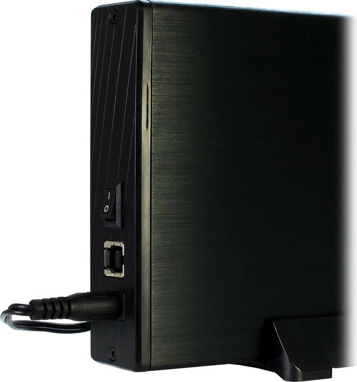 Zunanja ohišje za 3,5" Inter-Tech Veloce GD-35612, USB 3.2, črno