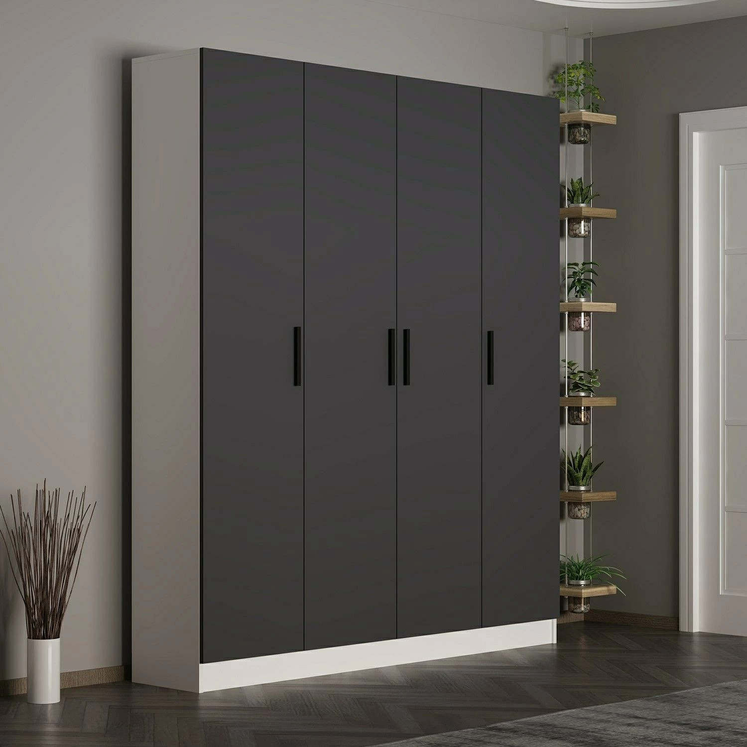 Stojalo za predsobo, antracit, Skye Decor Noah - 8211