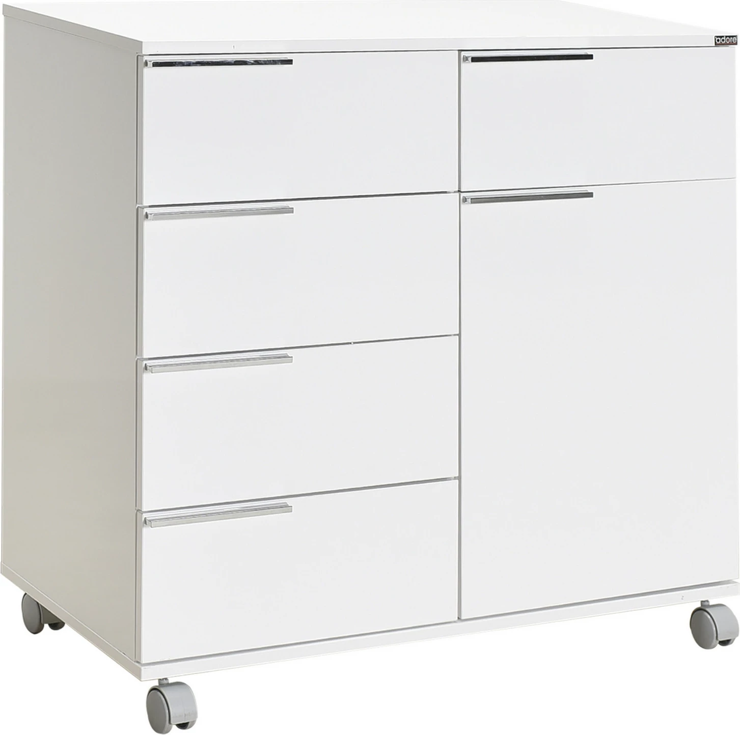 Komoda multifunkcijska, bela, Hanah Home, Adr-415-Pp-1