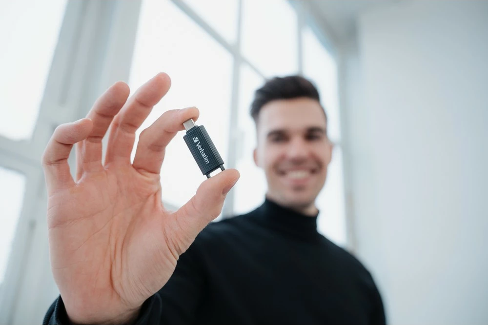 USB ključek 64GB, USB Type-C, 3.2 Gen 1, črn — Verbatim Store 'n' Go