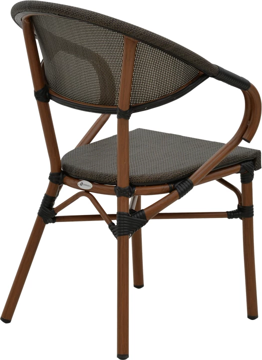 Vrtni stol Isaia, 57x57x83 cm, rjav