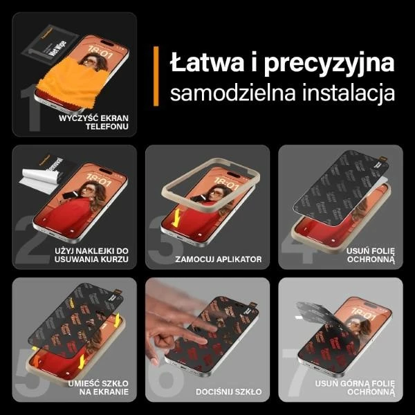 Zaščitno steklo Ultra-Wide Fit PanzerGlass za iPhone 15 Pro, proti bleščanju, filtriranje modre svetlobe, modro
