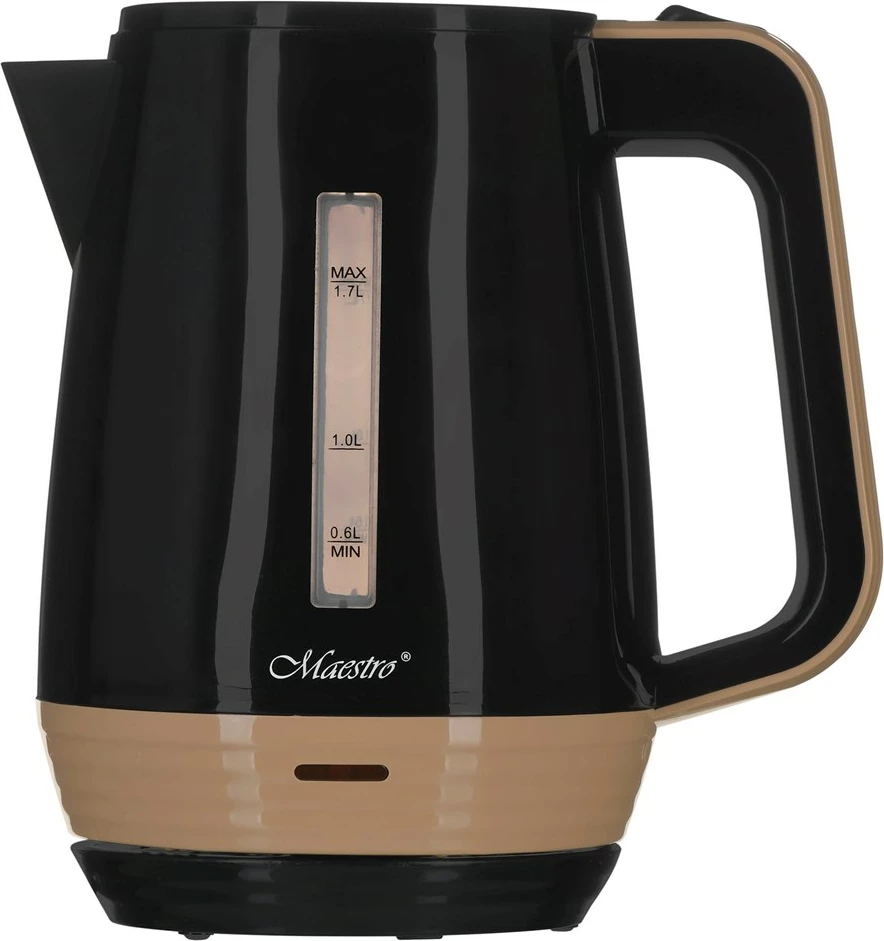 Električni grelnik vode Maestro MR-033, 1,7 L, plastika, črn