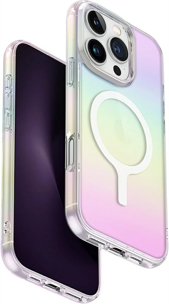 Ovitek za telefon Iridescia MagClick Charging UNIQ za iPhone 16 Pro Max, večbarven