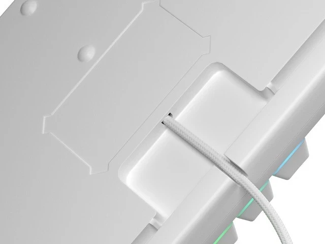 Mehanska tipkovnica Genesis Thor 303 TKL RGB, Outemu Peach Silent, bela