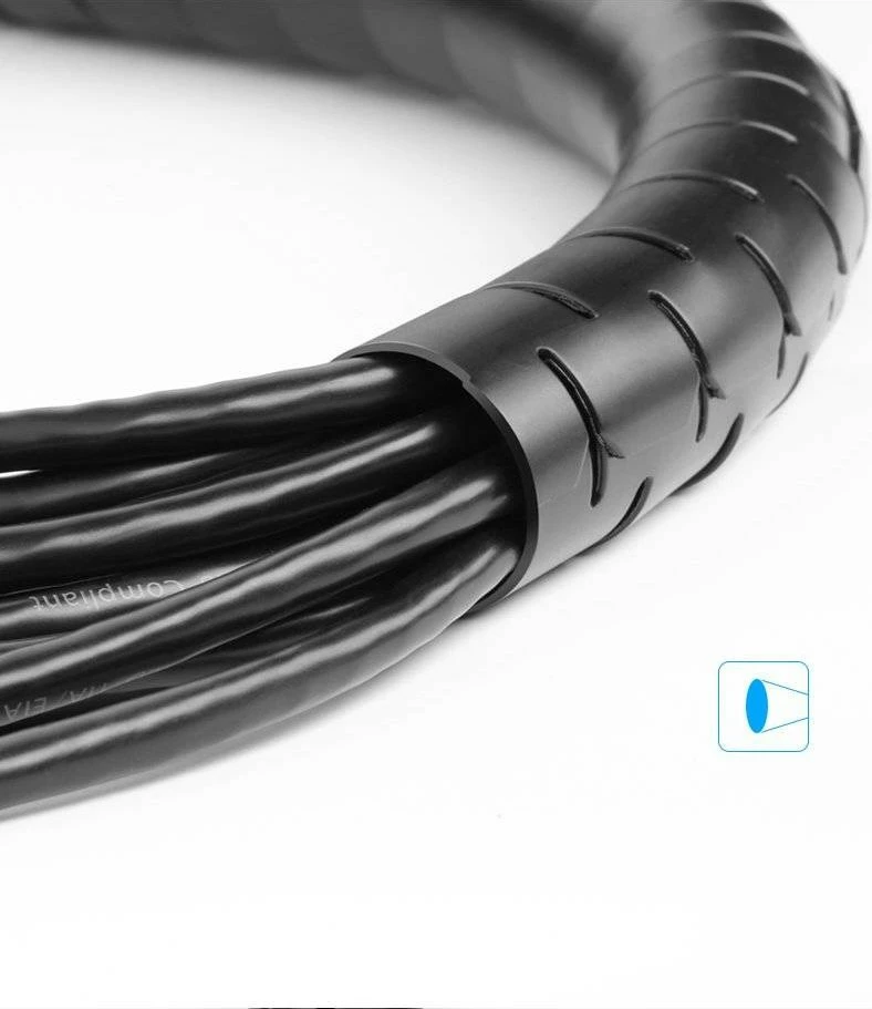 Ovitek za kable UGREEN LP121, 1,5 m, 25 mm, črn