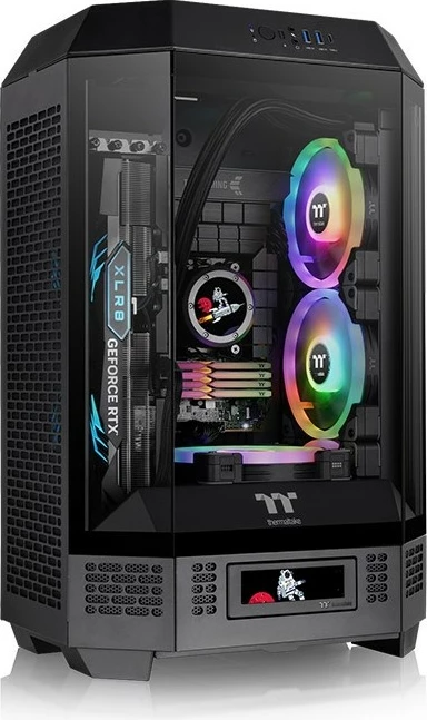 Mikrotorn Thermaltake The Tower 300, micro ATX, Mini-ITX, črn