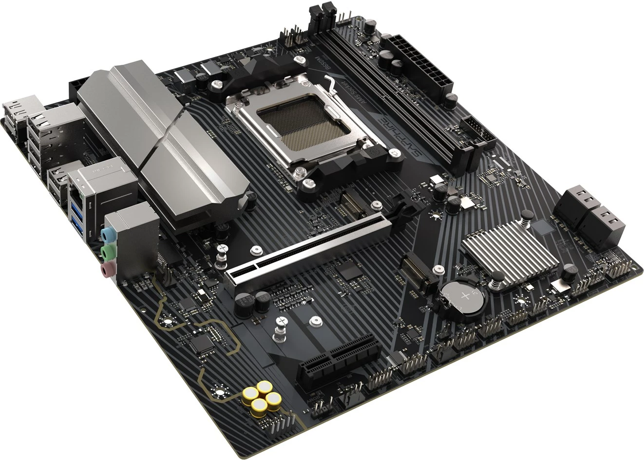 Matična plošča Sapphire B650M-E, Socket AM5, micro ATX, črna