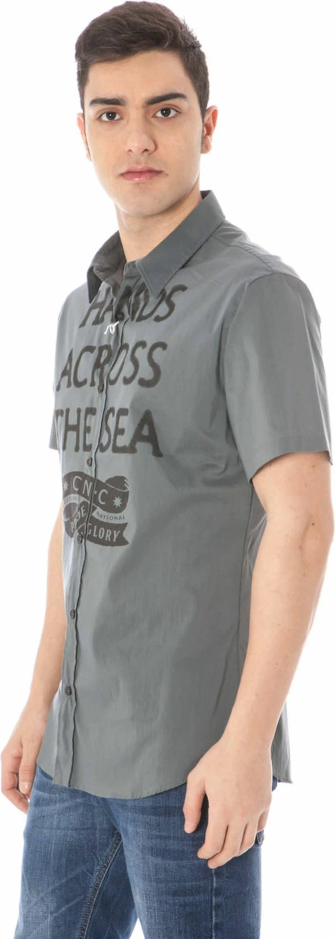 Srajca za moške COSTUME NATIONAL, siva
